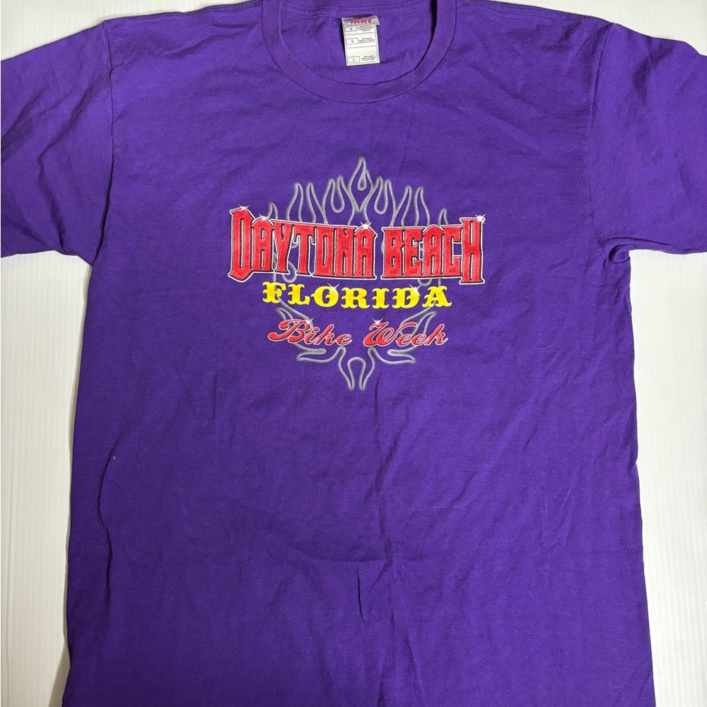 2016 Daytona beach bike week purple t shirt large